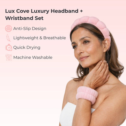 Luxury Cloud Headband & Wristband Set