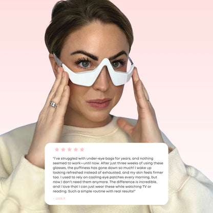 Red Light Under-Eye Glasses